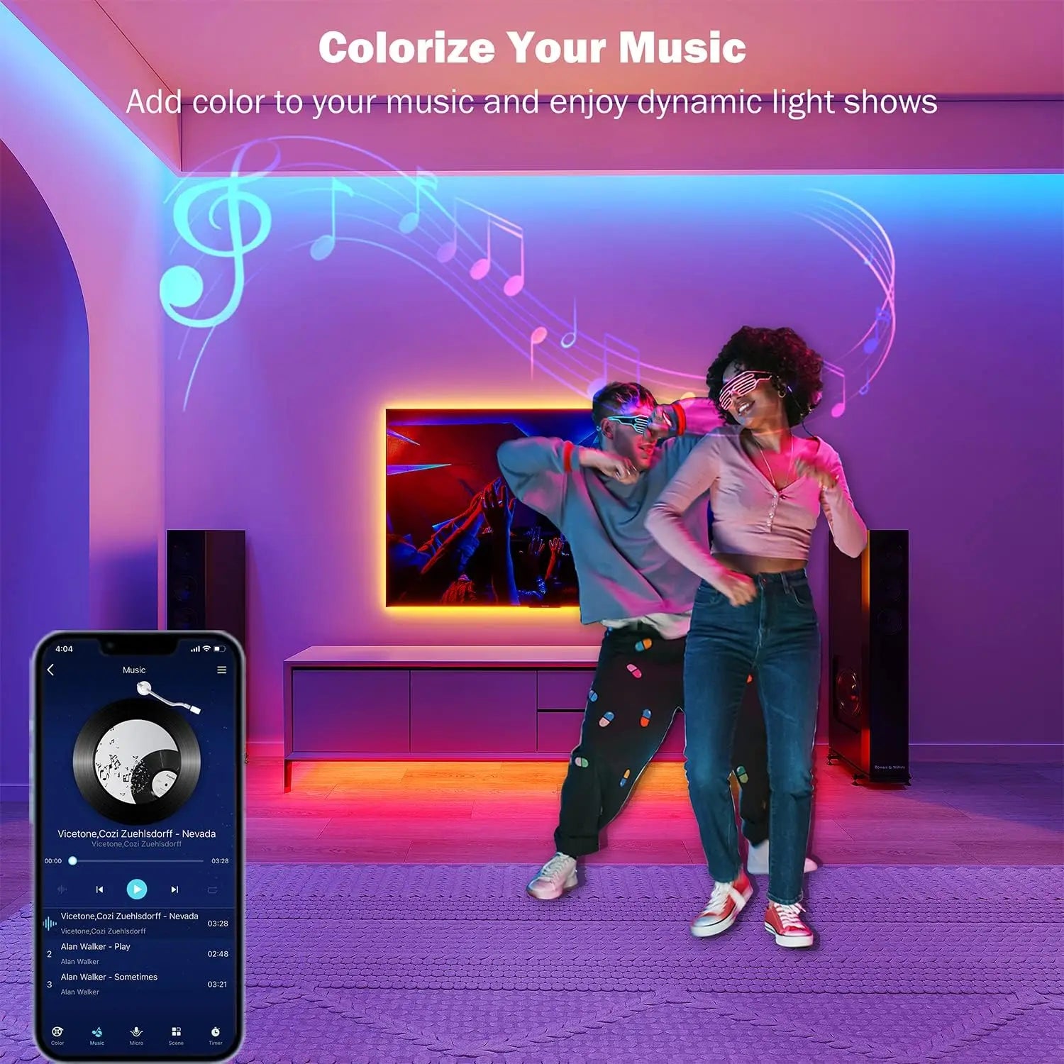 NeonGlow Sync LED Strip Lights